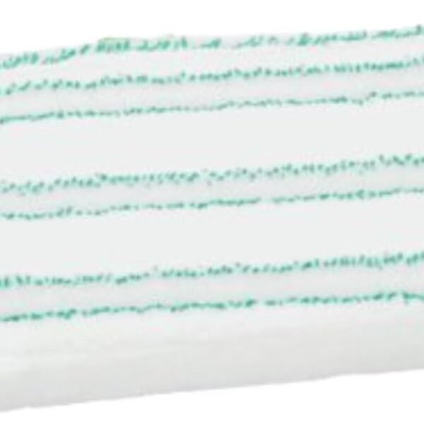 Quick Shine Hard Surface Floor Mop Refill Pad 12" Wx6 Dx1/2 H | Washable & Reusable | Scoops, Lifts & Traps Dirt & Debris | Incredibly Thick & Absorbent |Dual Green Power Strips Polish and Clean